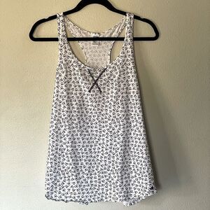 NWOT! Calvin Klein Black and White Logo Tank. Size Large.